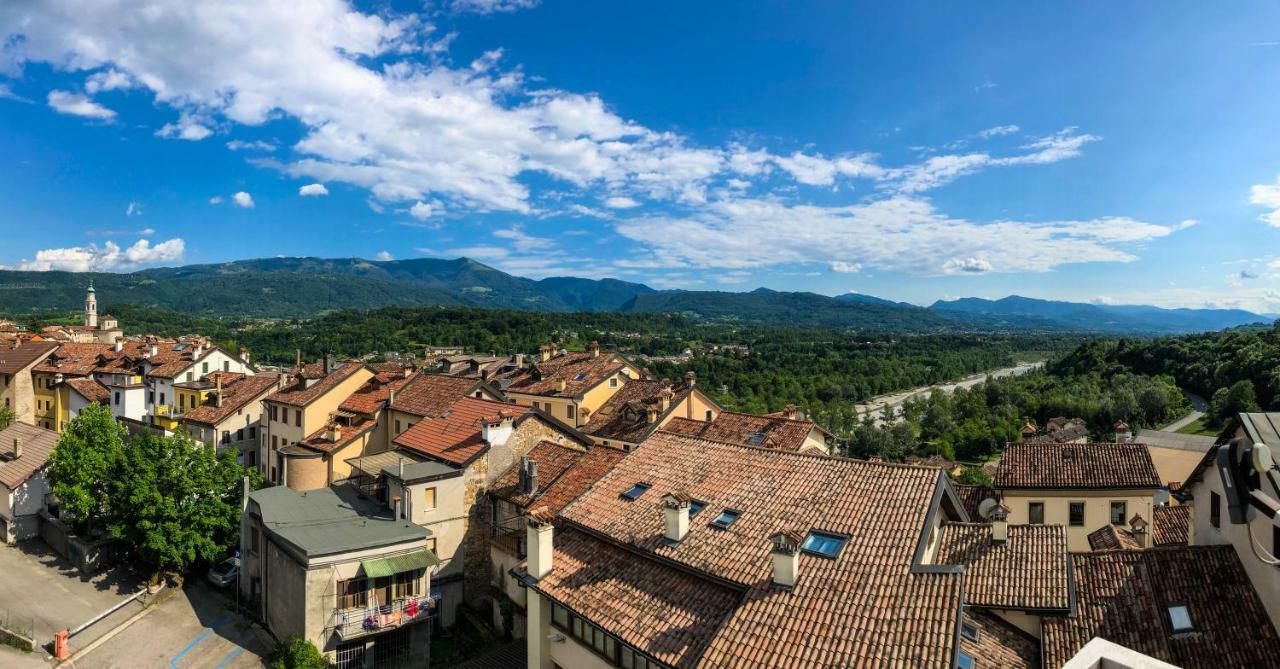 Attico Panoramico In Centro - Civetta Apartamento Belluno Exterior foto